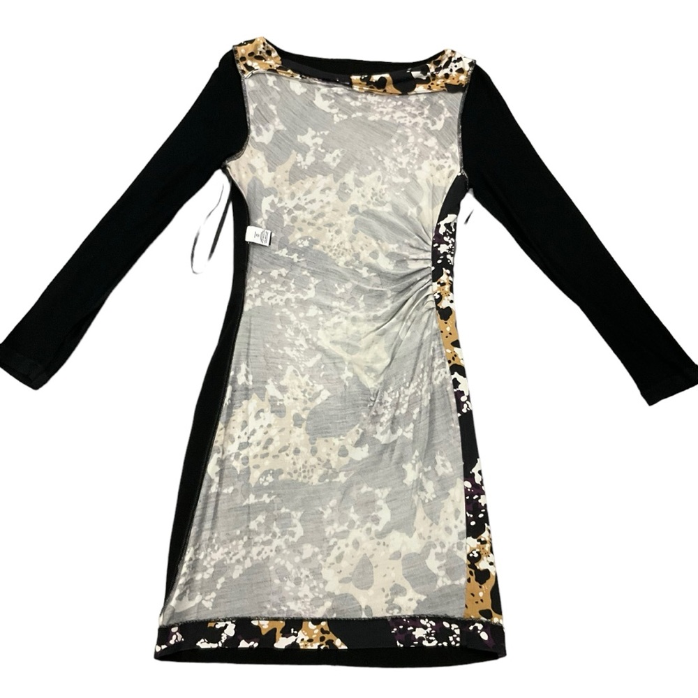 Diane Von Furstenberg Kirby Silk Dress Jersey Ruched Cheetah Splash Clas… - Picture 11 of 16